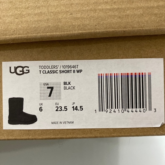 Black Toddler Uggs - Picture 1 of 4